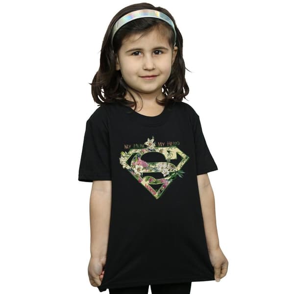 DC Comics Girls Supergirl My Mum My Hero Cotton T-Shirt
