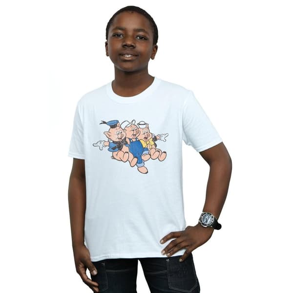 Disney Boys Three Little Pigs Jump T-Shirt