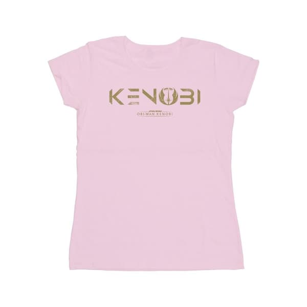 Star Wars Womens/Ladies Obi-Wan Kenobi Logo Cotton T-Shirt