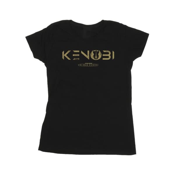 Star Wars Womens/Ladies Obi-Wan Kenobi Logo Cotton T-Shirt