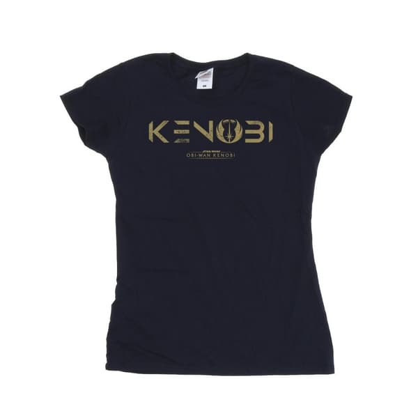 Star Wars Womens/Ladies Obi-Wan Kenobi Logo Cotton T-Shirt