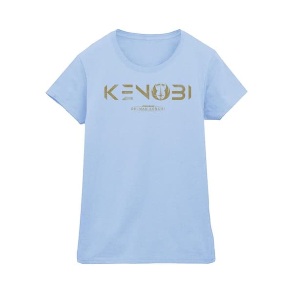 Star Wars Womens/Ladies Obi-Wan Kenobi Logo Cotton T-Shirt