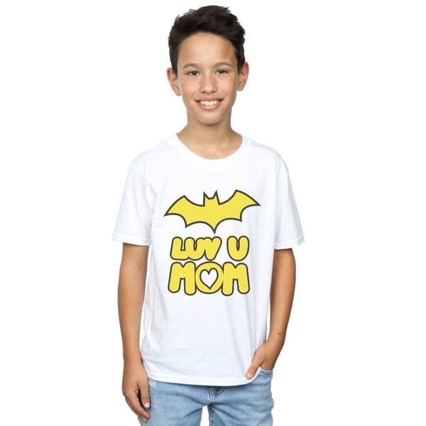 DC Comics Boys Batgirl Luv You Mom T-Shirt