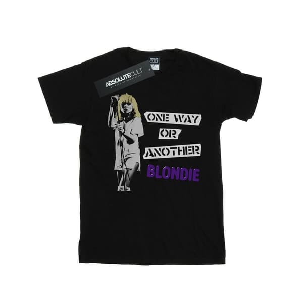 Blondie T-shirt för pojkar - På ett eller annat sätt Black 7-8 Years