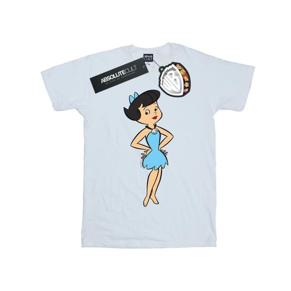 The Flintstones Betty Rubble Classic Pose T-shirt i bomull för flickor White 9-11 Years