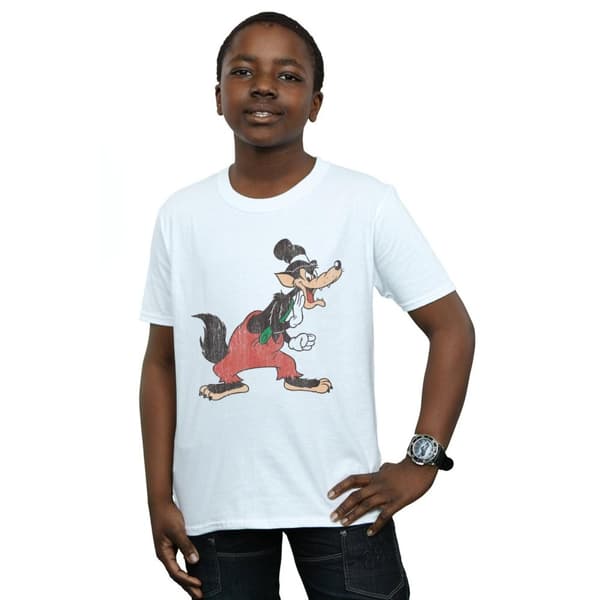 Disney Boys Three Little Pigs Big Bad Wolf T-Shirt