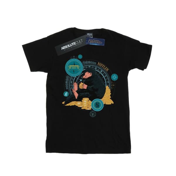 Fantastic Beasts T-shirt i bomull med sittande Niffler för flickor