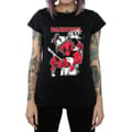 Miniatyrbild 3 av 5: Marvel Dam/Tjej Deadpool Max T-shirt i bomull