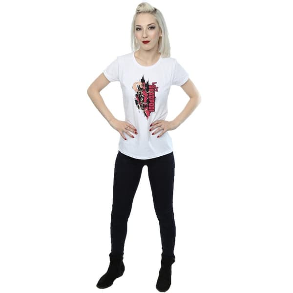 Marvel Dam/Tjej Deadpool Lady Deadpool T-shirt i bomull