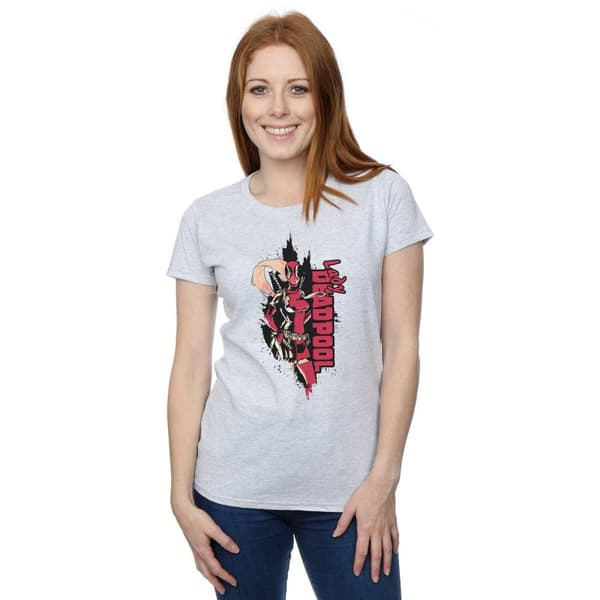 Marvel Womens/Ladies Deadpool Lady Deadpool Cotton T-Shirt