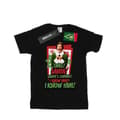 Miniatyrbild 1 av 5: Elf OMG Santa bomulls-T-shirt för flickor
