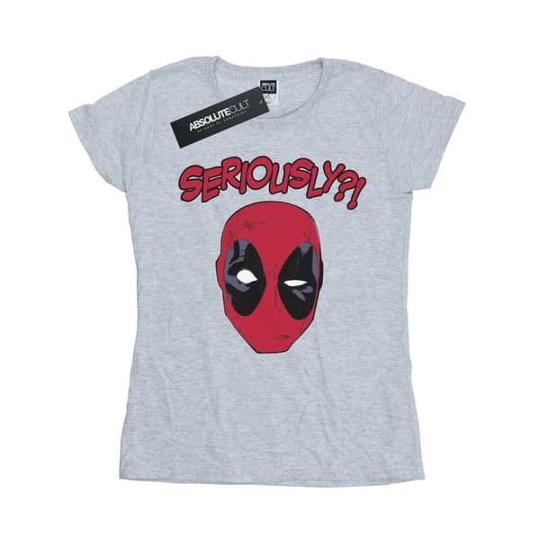 Marvel Womens/Ladies Deadpool Seriously Cotton T-Shirt