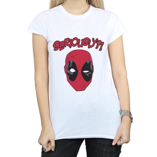 Marvel Womens/Ladies Deadpool Seriously Cotton T-Shirt