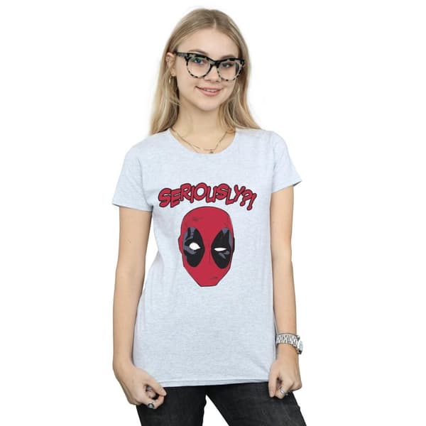 Marvel Womens/Ladies Deadpool Seriously Cotton T-Shirt