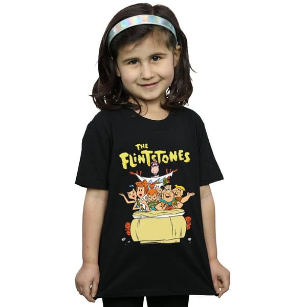 The Flintstones Girls The The Ride Cotton T-Shirt