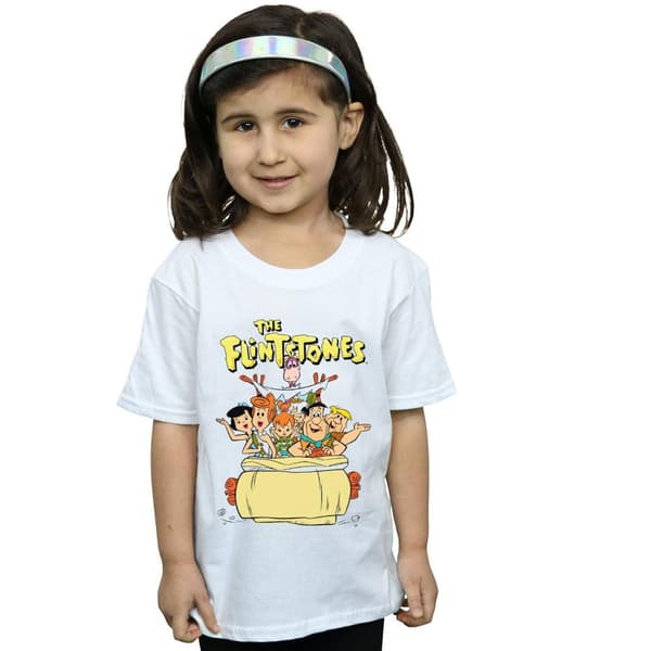 The Flintstones Girls The The Ride Cotton T-Shirt