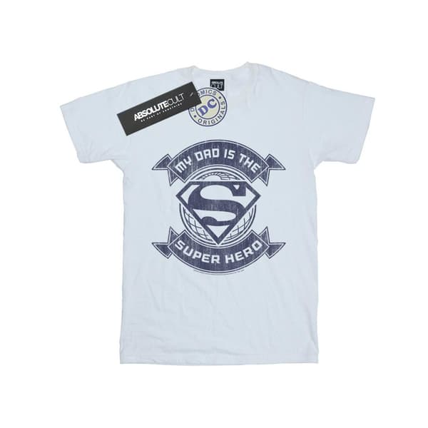 DC Comics Superman My Dad the Superhero bomulls-T-shirt för flickor