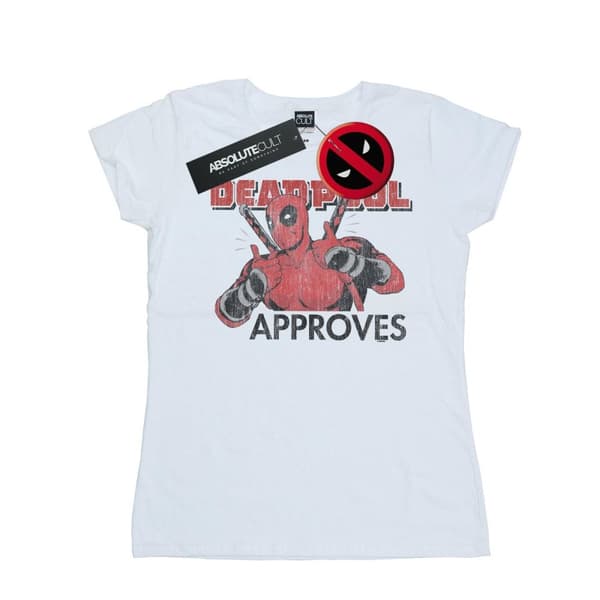 Marvel Dam/Tjej - Deadpool Approves T-shirt i bomull