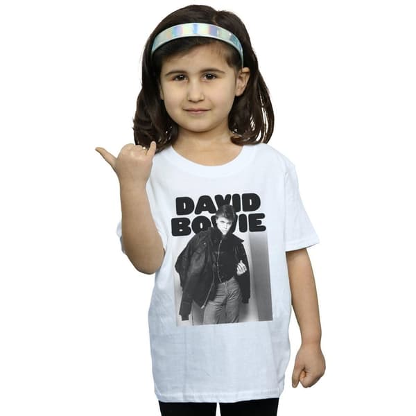 David Bowie Girls Jacket Photograph Cotton T-Shirt
