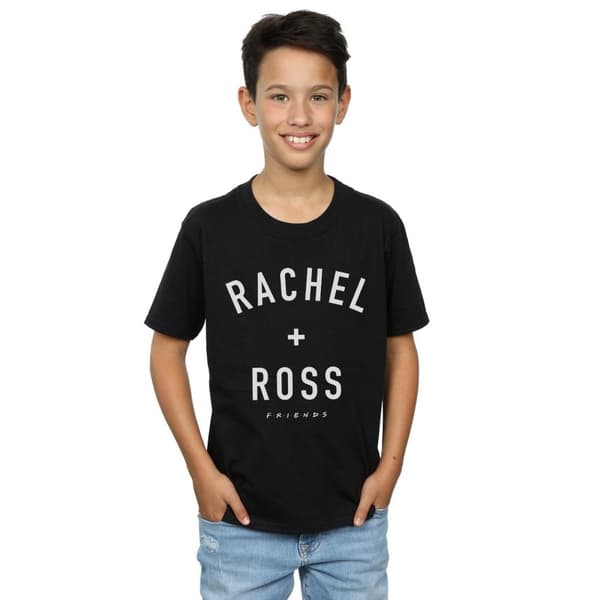 Friends Boys Rachel And Ross Text T-Shirt