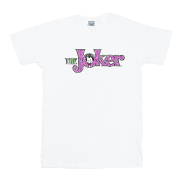 DC Comics Pojkar - The Joker - Crackle T-shirt med logotyp