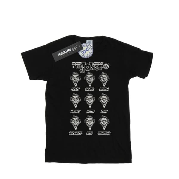 DC Comics Girls The Joker The Many Moods Of The Joker T-shirt i bomull