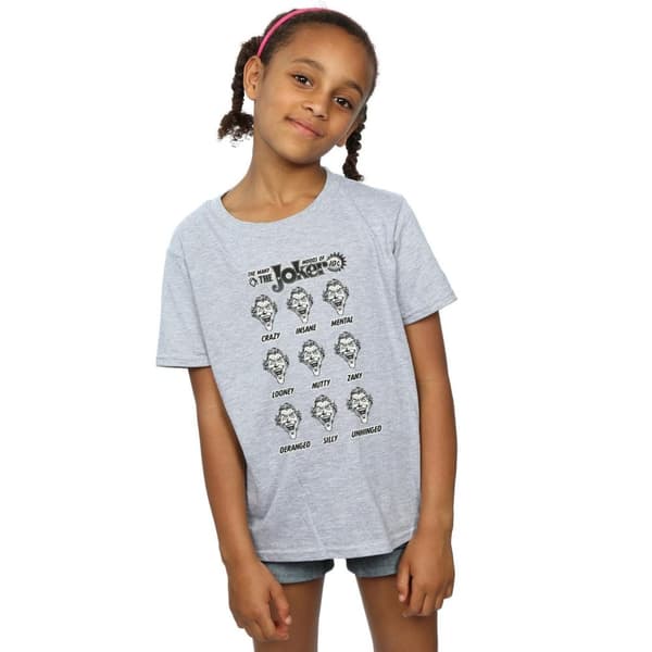DC Comics Girls The Joker The Many Moods Of The Joker T-shirt i bomull