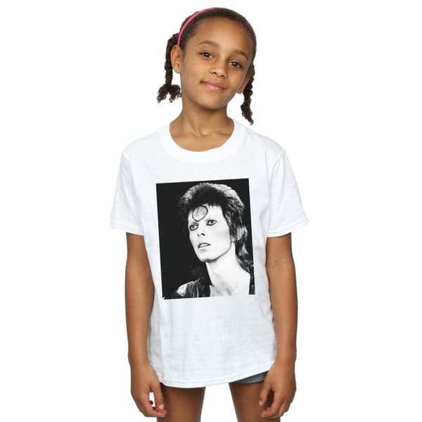 David Bowie Girls Ziggy Looking Cotton T-Shirt