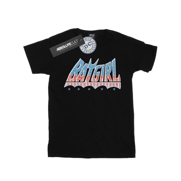 DC Comics T-shirt i bomull med Batgirls amerikanska logotyp