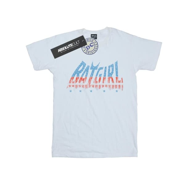 DC Comics T-shirt i bomull med Batgirls amerikanska logotyp