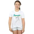 Miniatyrbillede 2 af 3: DC Comics Girls Supergirl Mono Action Pose Cotton T-Shirt