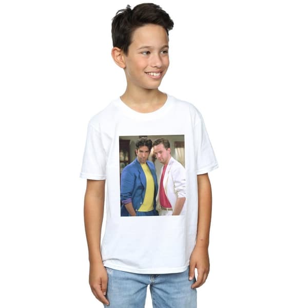 Friends T-shirt för pojkar - 80-talets Ross och Chandler