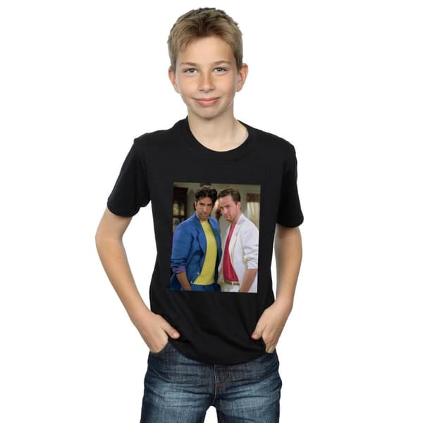 Friends T-shirt för pojkar - 80-talets Ross och Chandler