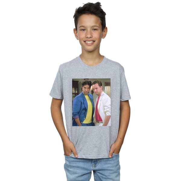 Friends T-shirt för pojkar - 80-talets Ross och Chandler