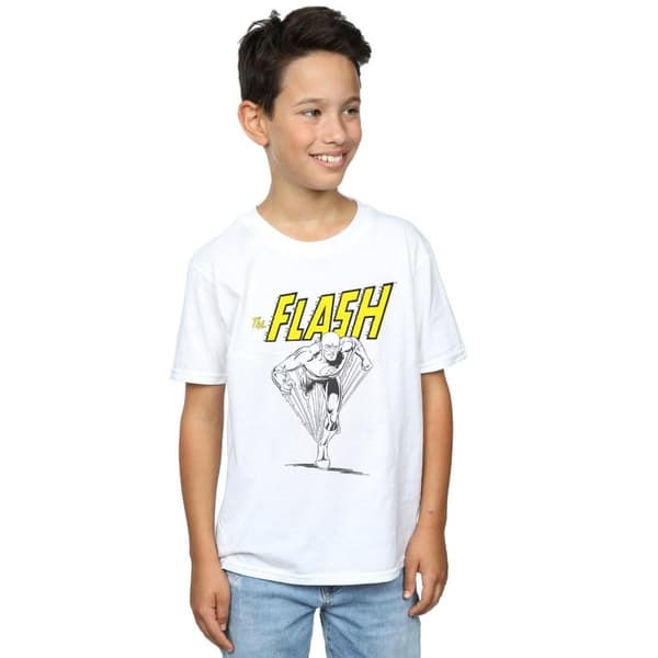 DC Comics Pojkar The Flash Mono Action Pose T-shirt
