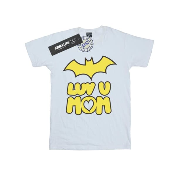 DC Comics Batgirl Luv You Mom bomulls-T-shirt för flickor