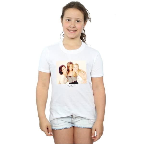 Friends Girls Girls T-shirt i bomull med foto