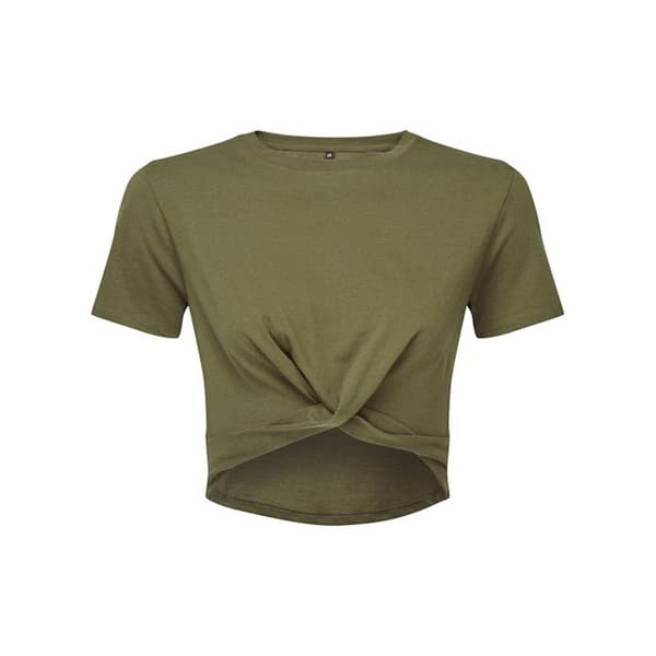 TriDri Womens/Ladies Twisted Crop Top