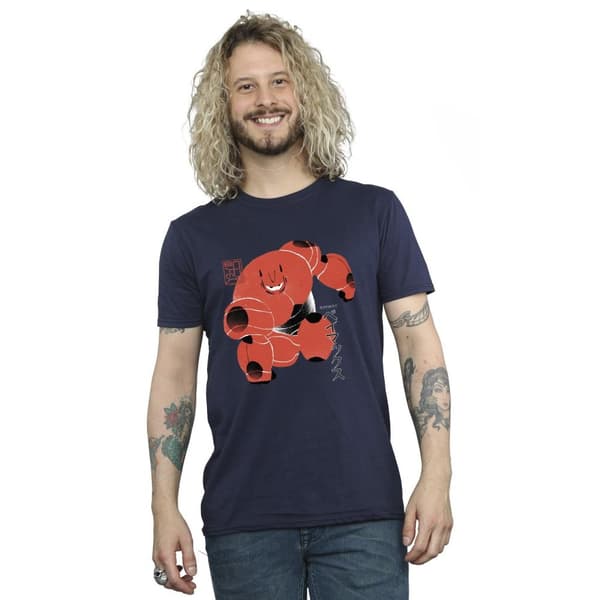 Disney Mens Big Hero 6 Baymax Suite Pose T-Shirt