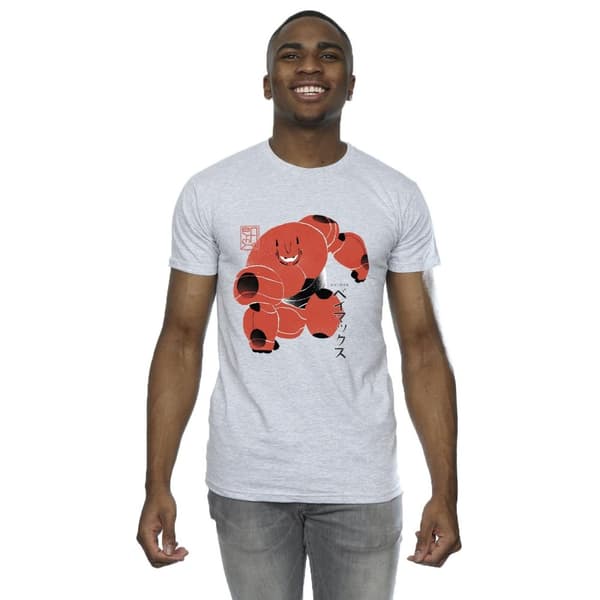 Disney Mens Big Hero 6 Baymax Suite Pose T-Shirt