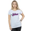 Pikkukuva 2 / 5: DC Comics Womens/Ladies The Joker Text Logo Cotton T-Shirt