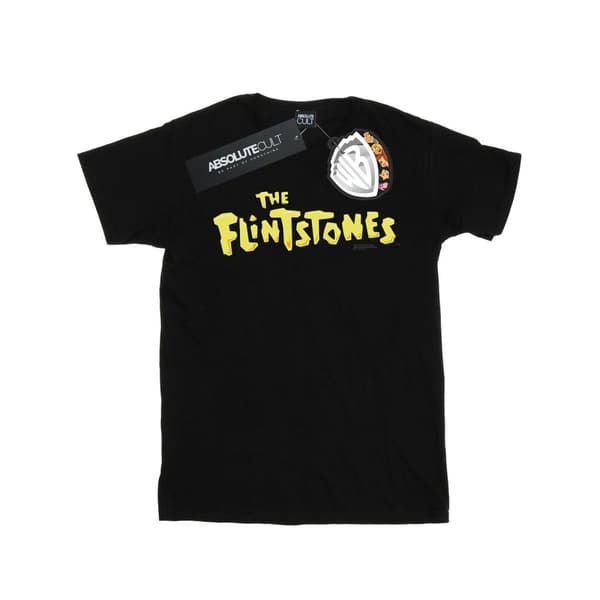 The Flintstones T-shirt i bomull med originallogo för flickor