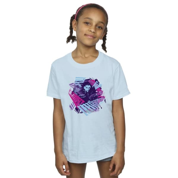 Marvel Girls Doctor Strange Stairs Cotton T-Shirt