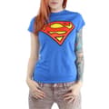 Miniatyrbillede 3 af 5: DC Comics Womens/Ladies Superman Logo Cotton T-Shirt