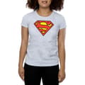 Miniatyrbillede 3 af 5: DC Comics Womens/Ladies Superman Logo Cotton T-Shirt