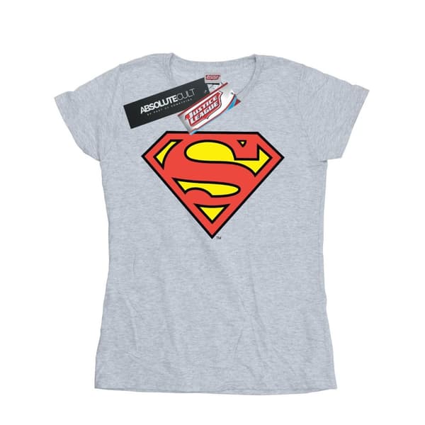 DC Comics Womens/Ladies Superman Logo Cotton T-Shirt