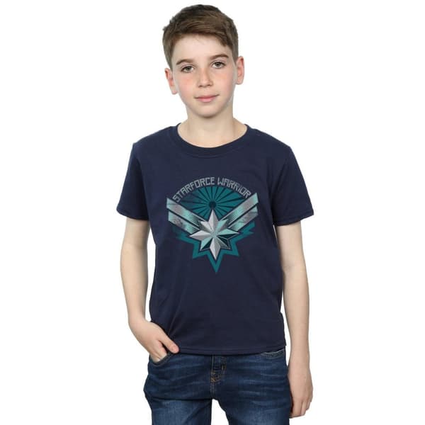 Marvel Pojkar Captain Marvel Starforce Warrior T-shirt
