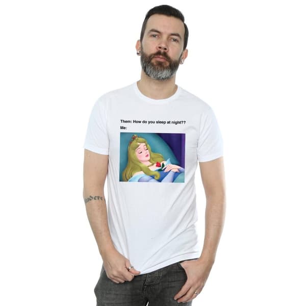 Disney Mens Sleeping Beauty Meme T-Shirt