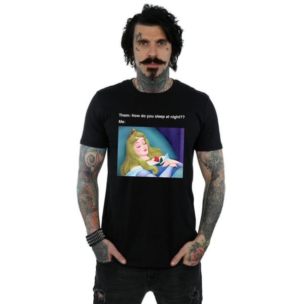 Disney Mens Sleeping Beauty Meme T-Shirt