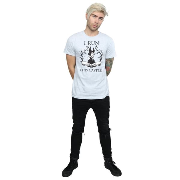 Disney T-shirt för herrar Maleficent I Run This Castle